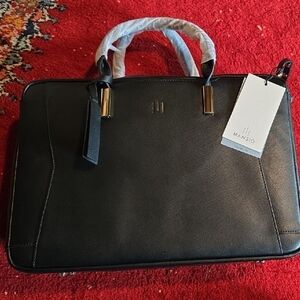 Black Women's Travel Briefcase Tote